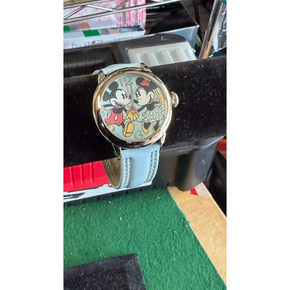 Disney Special Edition Mickey Minnie Mouse‎ Watch Blue Strap F80DF3112411